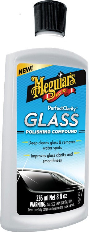 Polish vitres et pare-brise Meguiars pour une conduite sûre sous la pluie