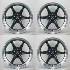 19x9.5 19x10.5 Rg-d2 Advan Matte Black Machined Lip Wheels 5x114.3 Et2225