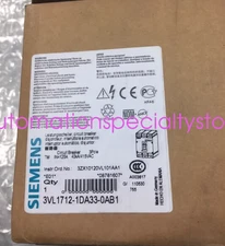 1PCS NEW SIEMENS  3VL1712-1DA33-0AB1 shipping Via DHL or Fedex