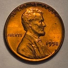 Nicer Low Mintage "business uncirculated++" 1958 P Lincoln Wheat Cent