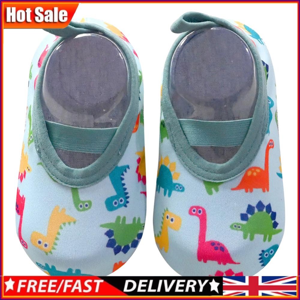 SAOLA Scarpe da bambino suola piatta suola morbida asciugatura rapida calzini scarpe per bambini piccoli (verde M) ~