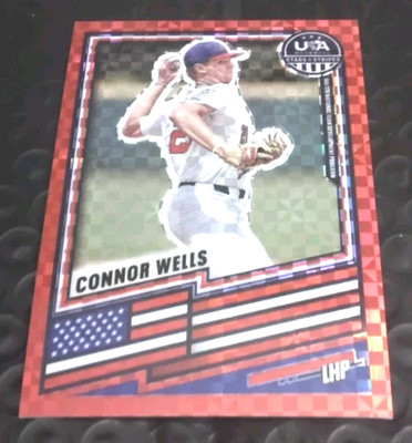 2026 Panini USA Stars & Stripes #40 Connor Wells 16/17u Red Power /149.     F152