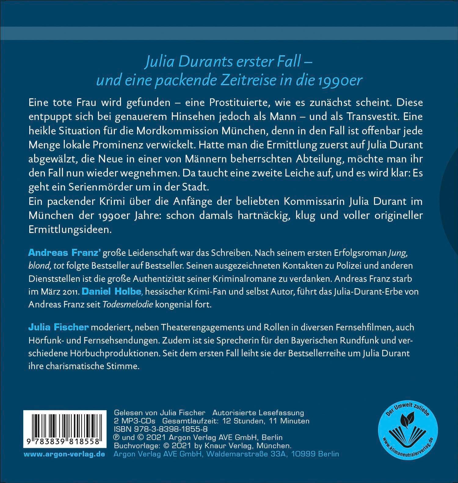 Thumbnail - Julia Durant. Die Junge Jägerin | Kriminalroman | Andreas Franz (u.