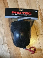 PRO-TEC Bleck Skate Drop-In Elbow Pads Size Small/Medium New