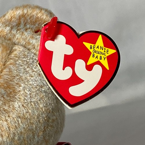 Ty Beanie Baby 1999 Signature Bear Plüsch nicht mehr produziert P.E. Pellets Tag Fehler MWMT - Bild 5 von 14