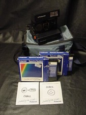 Sweet Polaroid Sun 660 Autofocus Lot : Camera, Case w/Strap, Film  Cool Bonus 