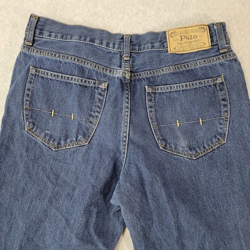 Polo by Ralph Lauren Jeans Straight Leg Denim Washed Blue Boys Size 20 - Picture 8 of 16
