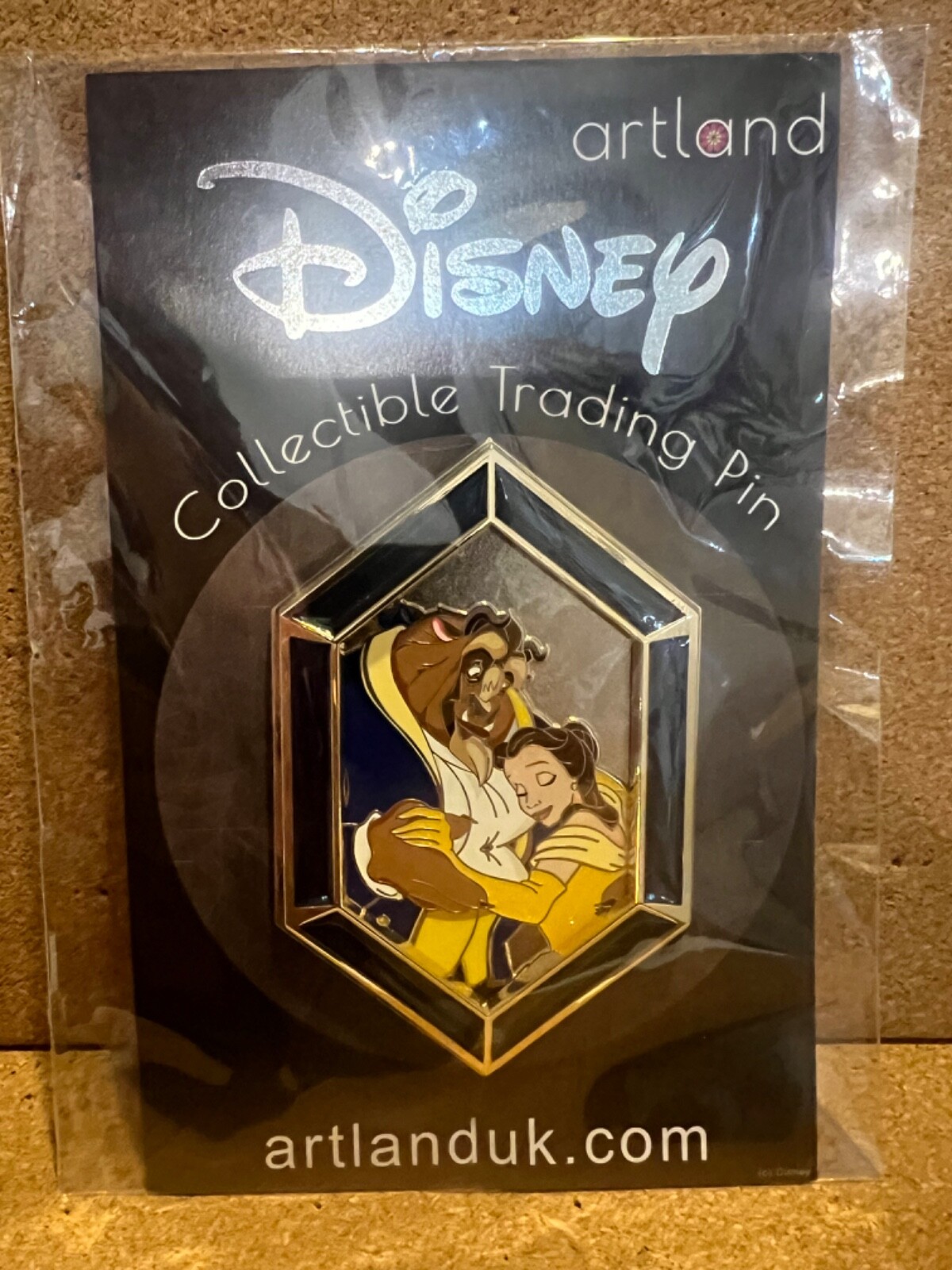 Disney Pin Artland LE 200 - Belle & Beast Diamond - Beauty and the Beast