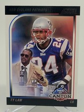2024 PANINI SCORE TY LAW MEN OF CANTON FOOTBALL CARD PATRIOTS NFL donruss topps