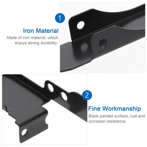 4 Sets Dual Fan Cooling Bracket Radiator Shelf Brackets Mounting - Afbeelding 10 van 12