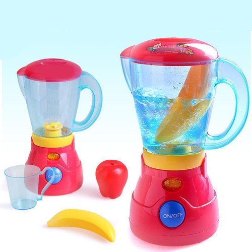 Kinder Pretend Play Küche Mixer Mahlwerk Geräte mit Pretend Zubehör Spielzeug - Bild 4 von 9