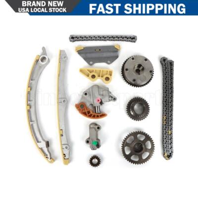 Timing Chain Kit Camshaft Adjuster For Honda CR-V ILX Accord Civic Crosstour 2.4