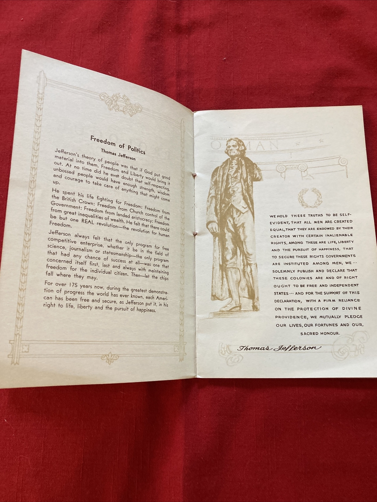 freedom the American ideal. 1951. Christmas Greeting - smith’s transfer Corp.