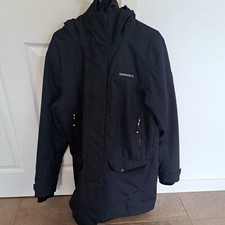 Didriksons Womens Parka Size 38, Navy Blue