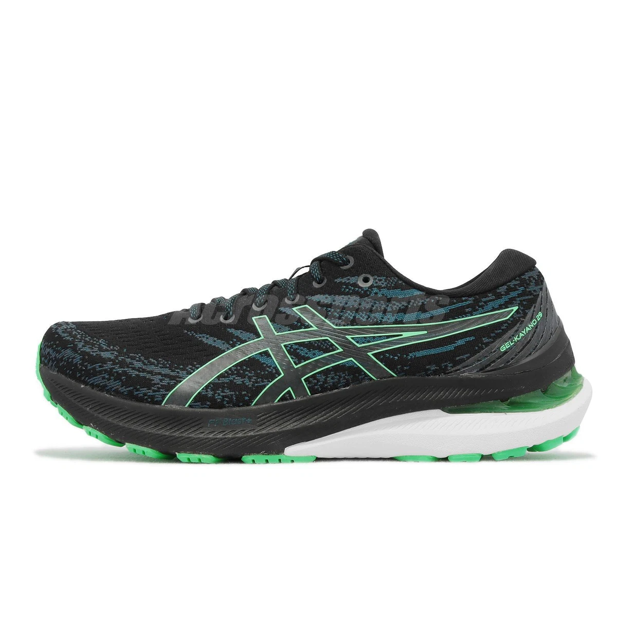Asics GEL-Kayano 29 Black New Leaf Green Men Running Sports Shoes