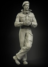 FI35-046 , British RAC tank driver North Africa/Italy , PANZER ART, 1:35