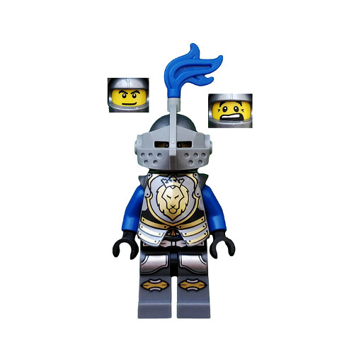 Lego Figure Castle Chevalier du Roi cas535 pour diorama médiéval et décor de jeu miniature