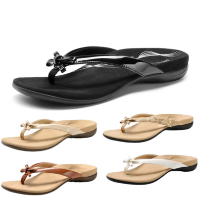 Women Arch Support Flip Flop Thong Sandals for Walking Summer Vacation