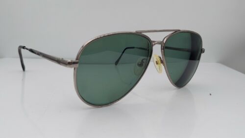 Vintage Berdel Wings Silver Pilot Italy Sunglasses FRAMES ONLY - 第 1/5 張圖片