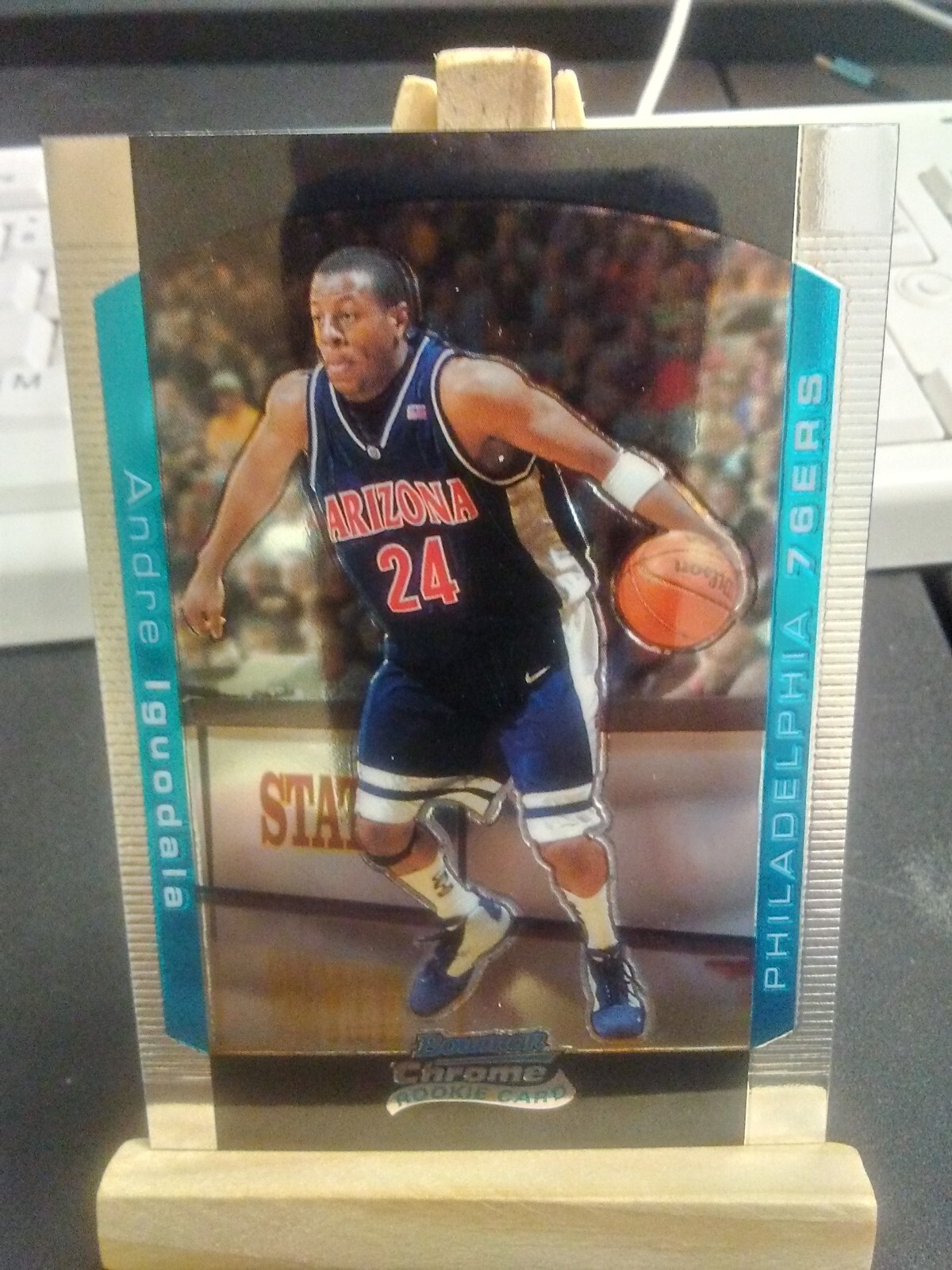 2004-05 Bowman Chrome #146 ROOKIE RC Andre Iguodala -Philadelphia 76ers-