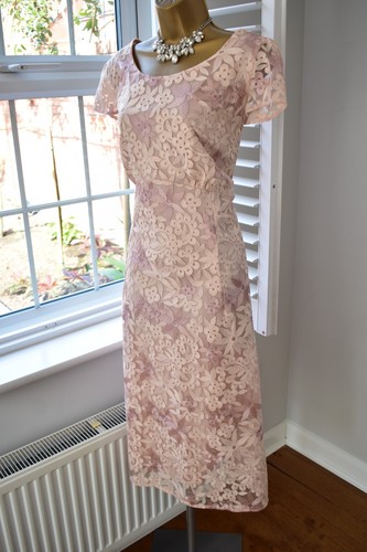 Alie Street John Lewis Size 18 Rose Dress & Hatinator Mother of the Bride Outfit - Picture 2 of 10