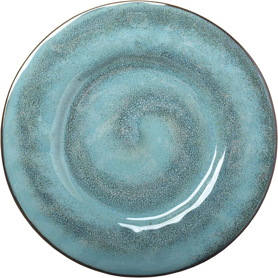 Toren 16-Piece Casual Denim Stoneware Dinnerware Set – Service for 4, Featuring - Image 3 of 4