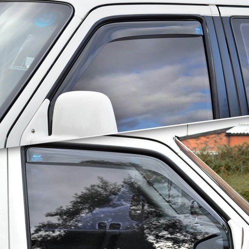FITS VW T4 TRANSPORTER & CARAVELLE GENUINE CLIMAIR FRONT WIND DEFLECTORS TINT eBay
