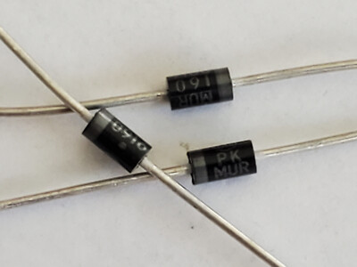 10pcs MUR160 1A 600V SWITCHMODE Power Rectifier