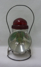 DORCO PORTABLE ECO LITE LANTERN RED CAP MISSING TOP BULB CAT.NO# 200 MADE IN USA