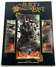 The Art Of The DragonLance Saga by Margaret Weis & Tracy Hickman -Vintage 1998