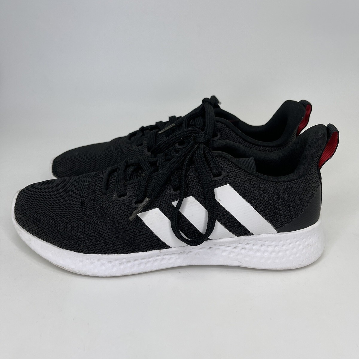 Adidas Puremotion Black White Athletic Running Shoes Woman's Size