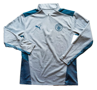 Puma Manchester City 2021/2022 Training Top Zip Sweatshirt Pre-Match Jacket L
