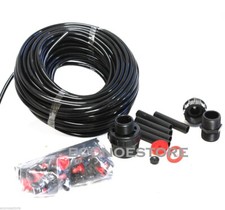 150FT Hydroponics Greenhouses Watering Hose Drip Irrigation Plants Garden