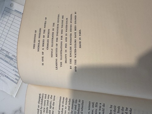 The Life and Adventures of Nicholas Nickleby By Charles Dickens 1940 Illustrated - Picture 9 of 9