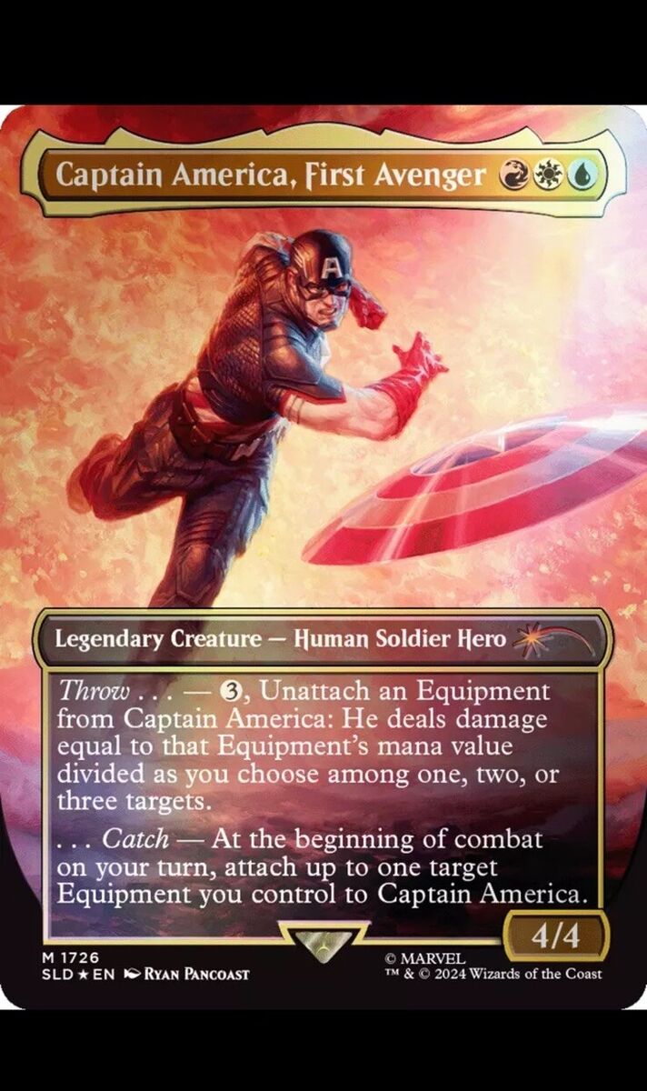 MTG SECRET LAIR X MARVEL'S CAPTAIN AMERICA - Foil Edition MTG SECRET LAIR X MARVEL'S CAPTAIN AMERICA - Foil Edition