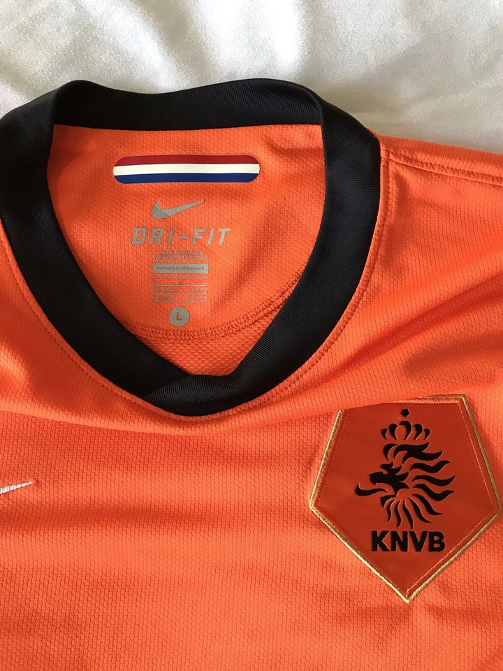 Camisa Nike Adulto Grande Naranja KNVB Fútbol Dri-Fit Informal Para Hombre Foto 3 de 4