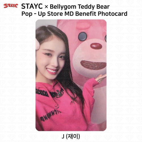 StayC x Bellygom Teddybär Pop Up Store Offizieller MD Becher Öko Tasche Fotokarte KPOP - Bild 55 von 72