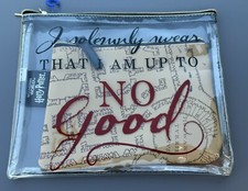 NEW Wizarding World Of Harry Potter Zippered Cosmetic Bag/Pouch/Clutch 2 Pcs