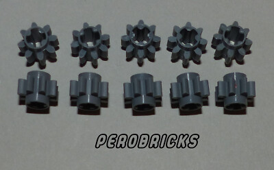 Lego Technic Technik 10 x Zahnrad 8 Zähne #3647 neu-dunkelgrau (Beispielfoto)