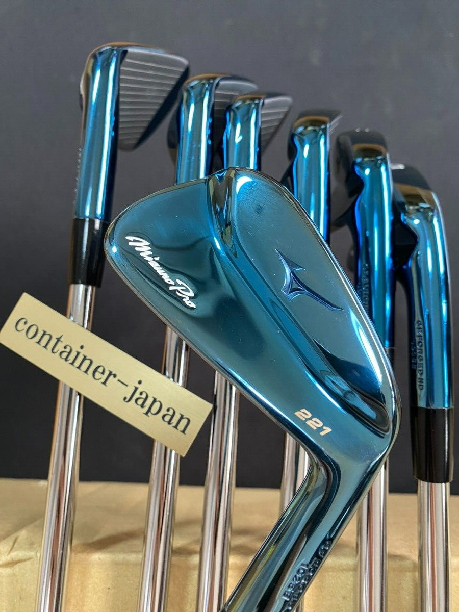 Mizuno Pro 221 Limited Blue Edition Iron Set 4-9 PW Dynamic Gold Tour Issue  S200