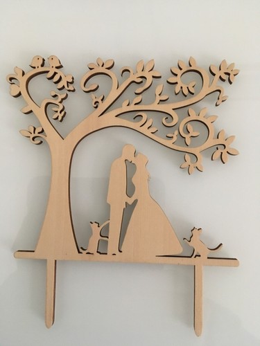 Toppers para pasteles de boda - Elige entre seis diseños diferentes, vienen en una caja de recuerdo - Imagen 8 de 14