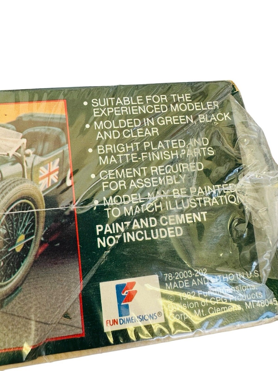 The Bentley 1930 4 1/2 Liter Racing Car 1/12 Scale Model Car The Bentley 1930 4 1/2 Liter Racing Car 1/12 Scale Model Car
