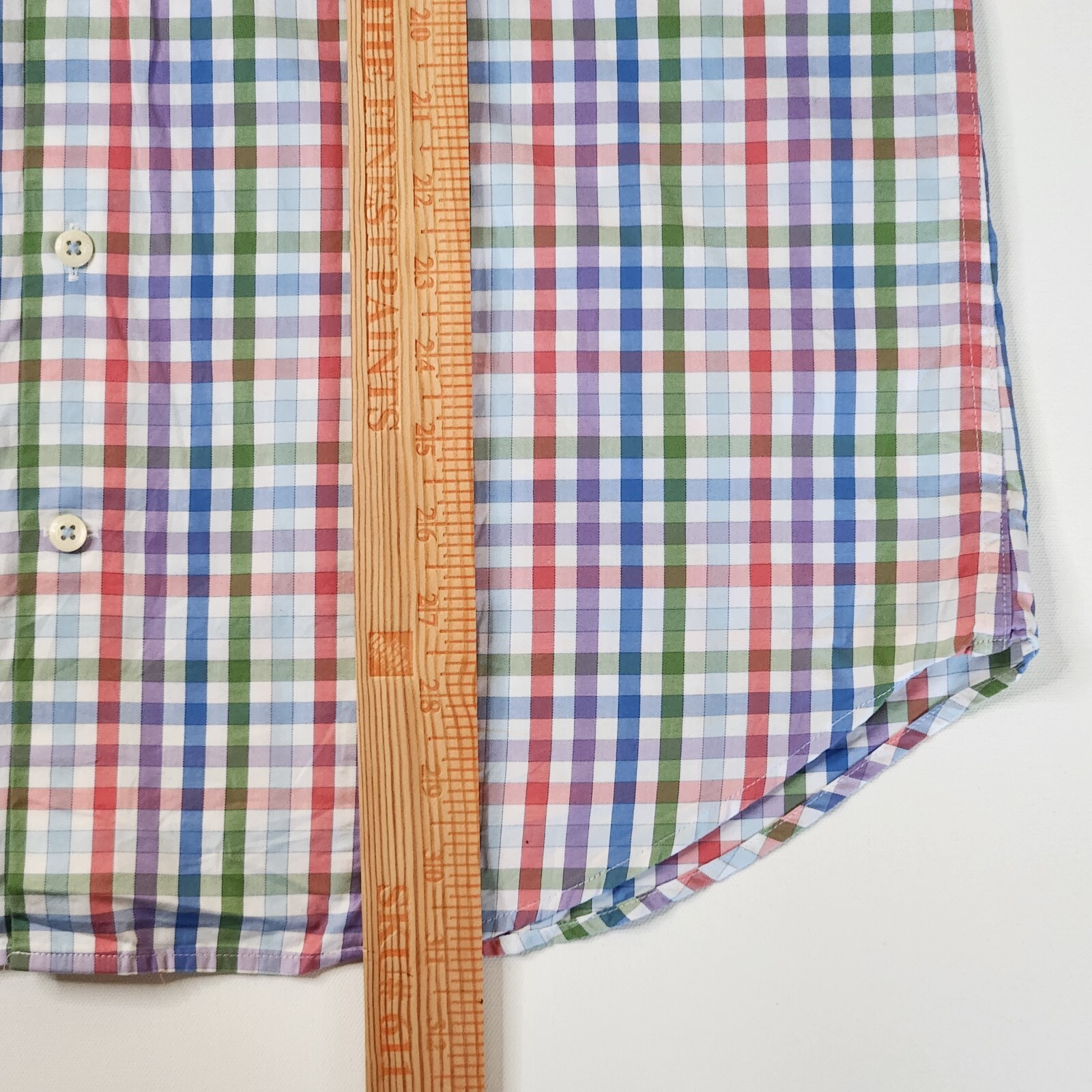 Peter Millar Medium Button Down Gingham Plaid Shi… - image 6