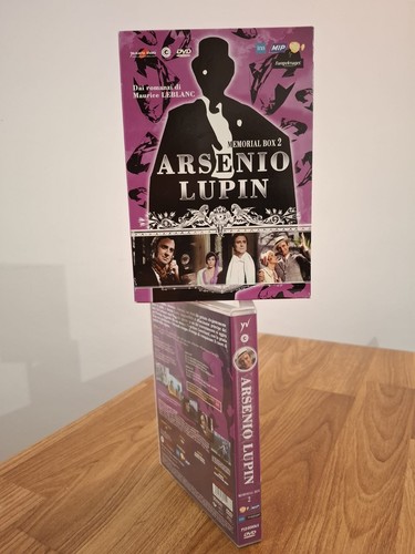 ARSENIO LUPIN SERIE TV CULT ANNI '70 MEMORIAL BOX 2 COFANETTO IN 4 DVD - Foto 7 di 8