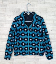 Women's Ariat Berber Zip Up Front Sherpa Fleece Jacket Sweater Size M Medium