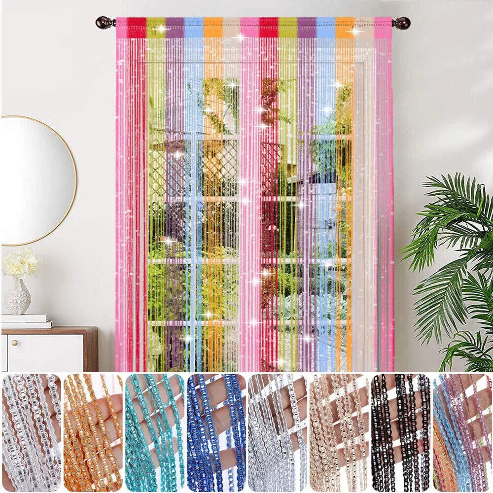 Window Treatments Door Fly Curtain Beads Beaded Curtain Door