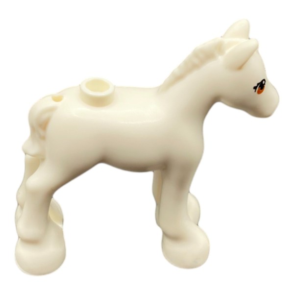 Lego Fohlen Weiß Pferd Bauernhof Farm Friends Tier Figur Neu Sammelfigur Horse-image