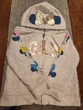 Baby Gap Minnie Mouse Ears Disney Zipper Hoodie Size 4yrs Excellent Condition