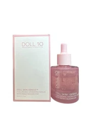 DOLL 10 Skin Genius Hyaluronic Hydrating Serum with Reishi Mushroom  1 fl oz New