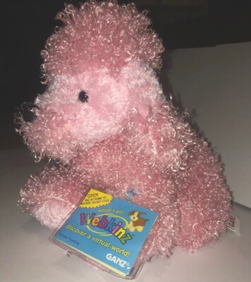 NWT Webkinz Original FULL SIZE Retired Pink Poodle New With